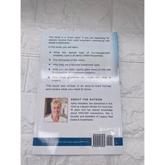 NNN-1031 Defer Taxes & Gain Passive Income By Kathy Heshelow Paperback 2017 - Picture 2 of 9